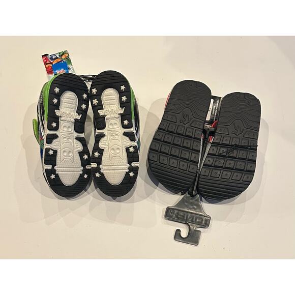 Bundle Boys PjMasks Light-Up Sneakers Sz 8 & Boys And1 Slider Sandals Sz 7/8 New - Picture 2 of 12